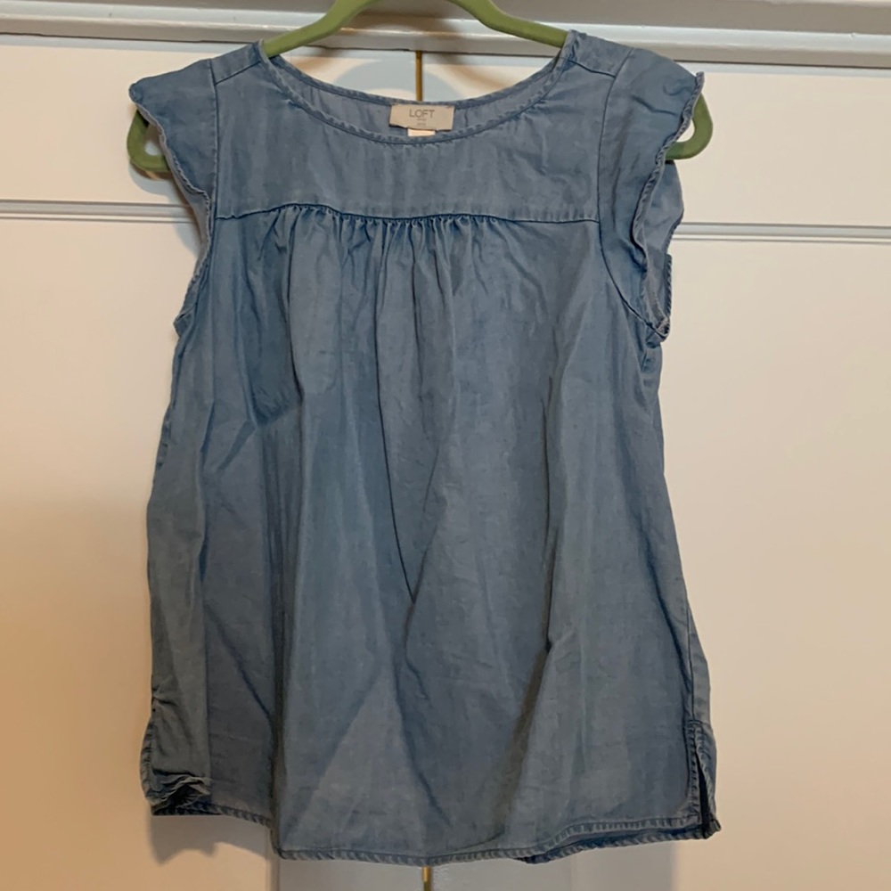 Super Soft Chambray Top